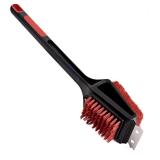 3-in-1 Grill Cleaning Brush with Scraper