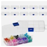 Juvale 11-Pack Mini Tackle Box Organizer