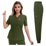 Medium - Scrubs Set, Jogger Style, 10 Pockets