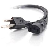 C2G 6ft 18AWG Power Cord NEMA5-15P IEC320C13