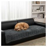 Pet Couch Cover Washable Dark Grey 27.6x82.7'