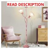 Flower Standing Lamp with Gooseneck (Pink)
