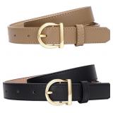 Womens Leather Stitching Belt 24-36'