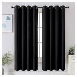 CUCRAF Blackout Curtains 63' 2 Panels Set