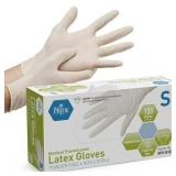 Med Pride Small Latex Gloves, 100ct