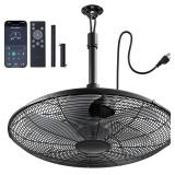 Addlon 20' IP65 Outdoor Ceiling Fan