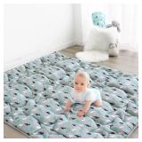 SPRINGSPIRIT Baby Play Mat 50' x 50' Grey