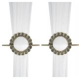Ancient Bronze Curtain Tiebacks, 2 Pack