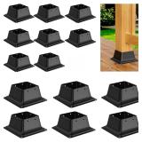 4x4 Post Base 14Pcs | Heavy-Duty Steel Bracket