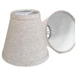 Tan STAR Barrel Lampshade 3x6x5 in 2 pcs