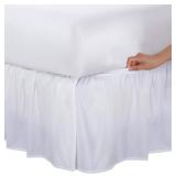 Bed Maker s GREY TWIN Wrap-Around Bed Skirt
