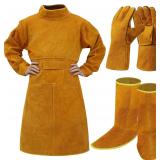 47 Leather Welding Apron with Gloves