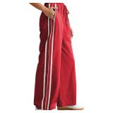 Large - Yeokou Women's Wide Leg Sweatpants