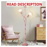 Flower Standing Lamp with Gooseneck (Pink)