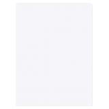 M METERTY 1-Pack White Blank Metal Sign 12x18