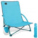 Northroad Folding Beach Chair, Portable Blue