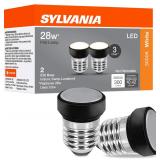 Sylvania 3.5W LED Bulb, E26, 3000K, Black 2pc