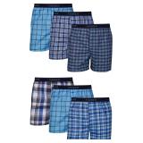 6pk Small - Hanes Men's Boxers, Cotton, Moisture-W