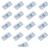 HEVSTIL 15 Pcs Ceiling Flange Hangers 3/8' Rod