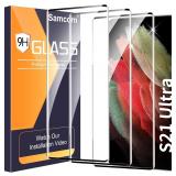 3pk Galaxy S21Ultra Screen Protector 3D Glass