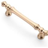 Asidrama 6 Pack Brushed Brass Cabinet Handles