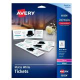 Avery 16154 Tickets with Tear-Away Stubs