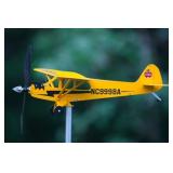 Thyggzjbs Piper J3 Cub Airplane Weathervane