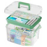 ANYPROLUS 15QT Clear Medicine Organizer Box