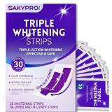SAKYPRORAL Purple Whitening Strips, 28 Count
