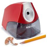 Bostitch Electric Pencil Sharpener, Red