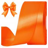 Orange Satin Ribbon 1.5' x50yds