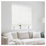 Cordless Light Filter Roller Shade, White