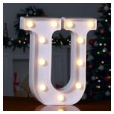Foaky LED Letter Lights Sign Battery Lamp