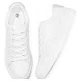 Adokoo Women's Size 11 PU Leather Casual Sneakers