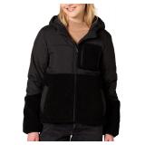 SMALL Amazon Essentials Sherpa Fleece Hooded Jacke