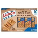 4pk of 10 Lance Whole Grain Peanut Butter (40)