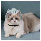 Cat Muzzle for Grooming: Adjustable Hood (M)