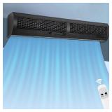 $288 Air Curtain Black 48  2 Speeds Remote Control