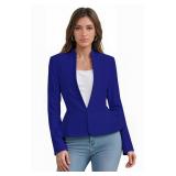 MED Hybrid & Co Women's Nylon Blazer Open Front