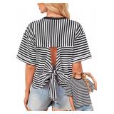 (XL) Falechay Women s Summer Tee Short Sleeve