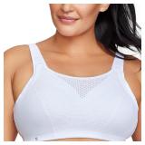 (42D)Glamorise Women's Double-Layer Sport Bra