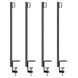 Outdoor String Light Poles 4 Pack 41' Garden