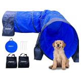 JOPAVO 10 ft Dog Agility Tunnel with Sandbags