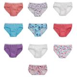 4T/5THanes Girls' 10-pack Tagless Cotton Briefs