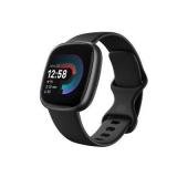 $150 Fitbit Versa 4 Smartwatch   Graphite Aluminum