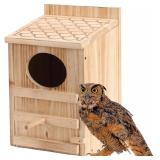 Owl House Screech Nesting Box - Large Opening