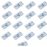 HEVSTIL 15 Pcs Ceiling Flange Hangers 3/8' Rod