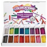 Colorations Crayon Pack, Triangular, 16 Colors