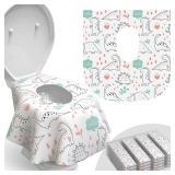 Relyo Toilet Seat Cover   20 Pack (Dinosaurs)