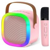 OUTUVAS Karaoke Microphone for Kids, Pink
